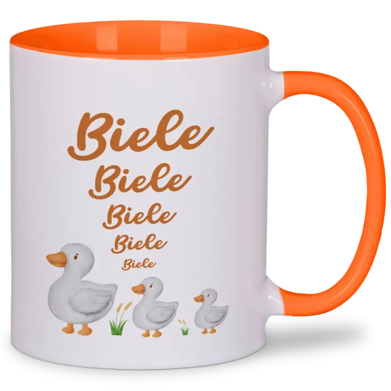 Biele Biele Biele Biele - Tasse #farbe_orange
