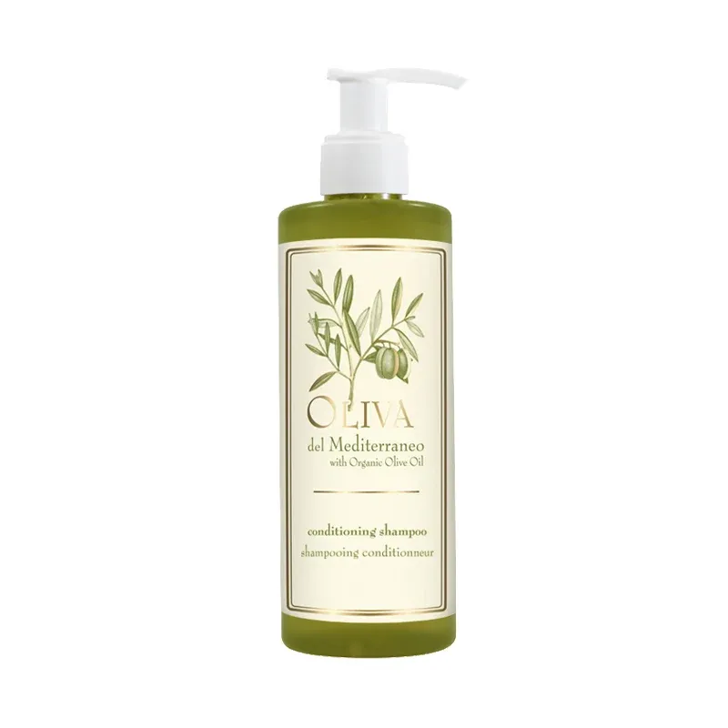 Dispenser ricaricabile Shampoo e Balsamo, 300 ml - Oliva del Mediterraneo