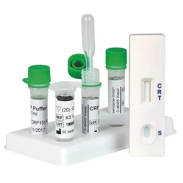 Cleartest CrP (10/30) Cut Off: 10mg/l Reference: 30mg/l Pack: 10 Teste | Packung (10 Tests)