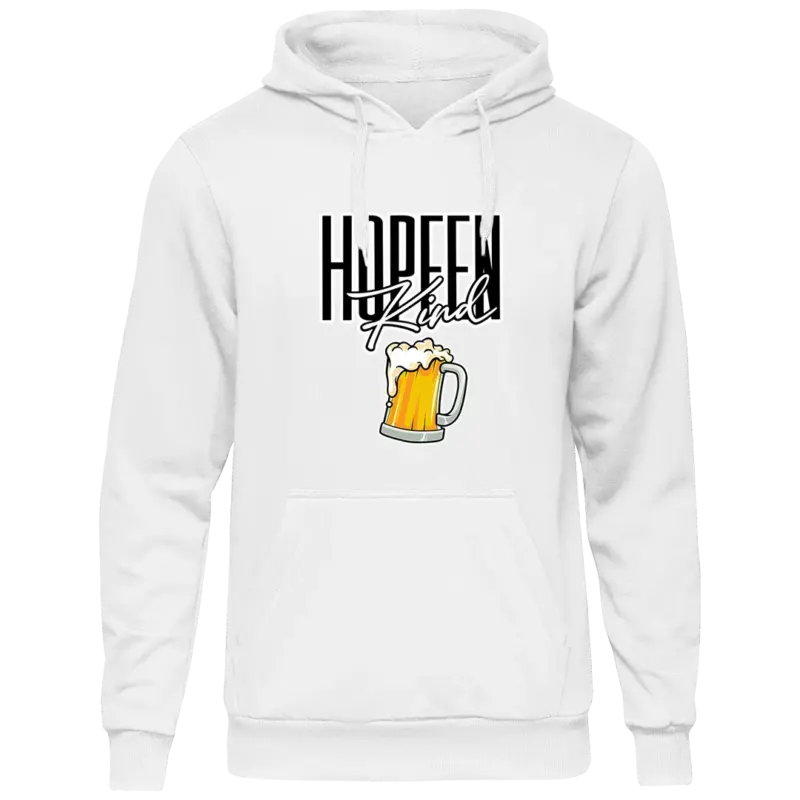 Hopfen Kind - Unisex Kapuzenpullover Hoodie Farbe Weiss