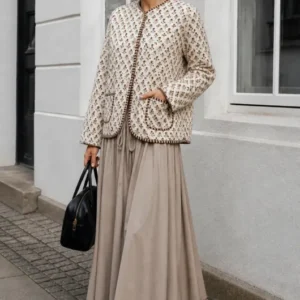 Jacke Quilt - New brown / beige