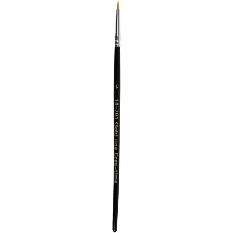 Nylon Brushes, no. 0, L: 17 cm, W: 1 mm, round, 12 pc
