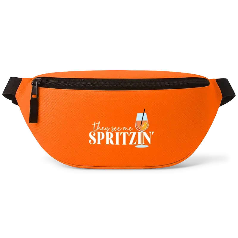 They see me spritzin - Bauchtasche #farbe_orange