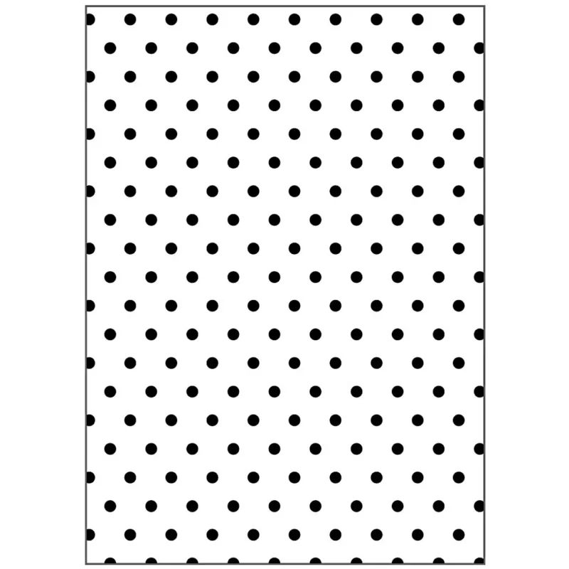 Embossing Folder, polka dot, size 13x18,5 cm, thickness 2 mm