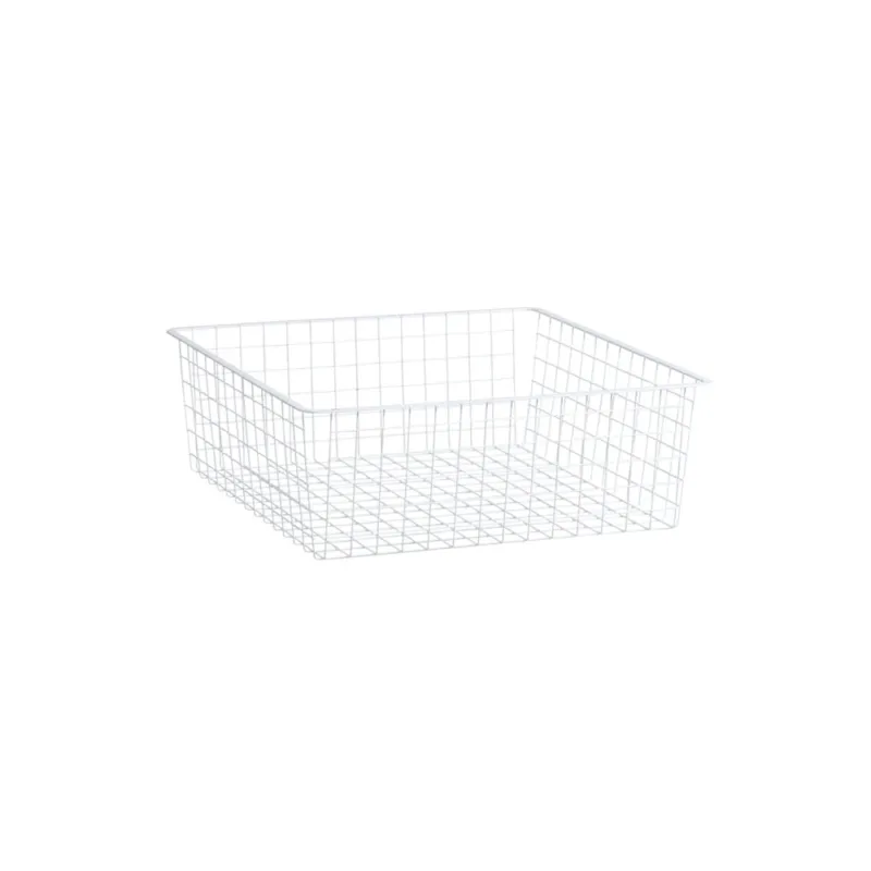 Draadmandlade 527 x 527 x 185 mm wit - Classic by Elfa