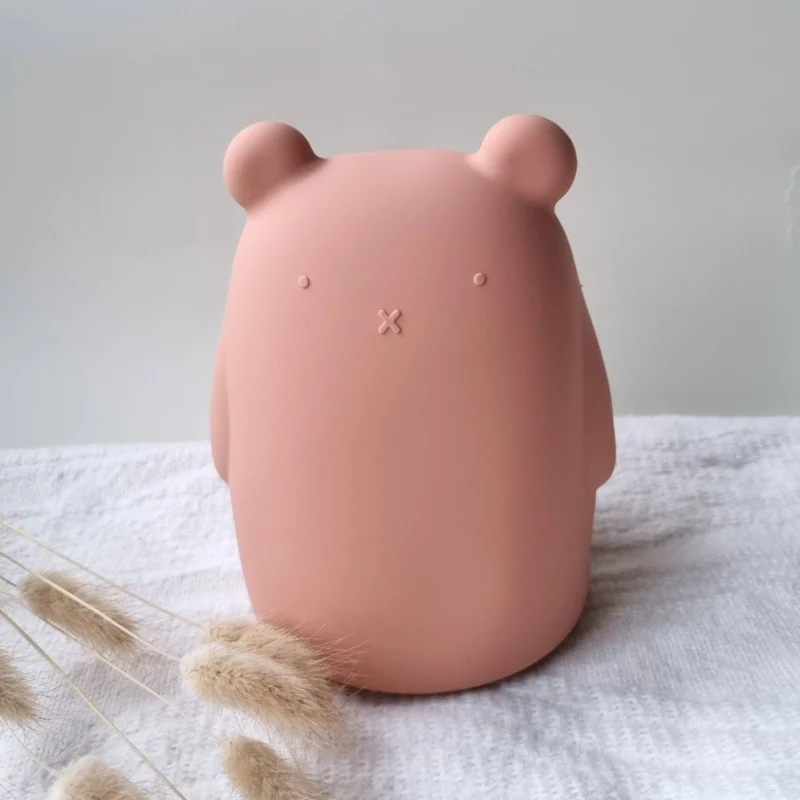 Flexibles Sparschwein aus Silikon 'Bär'