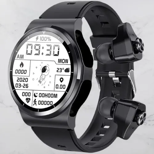 Classic Waterproof Built-in Earphone Smartwatch - Image 0
