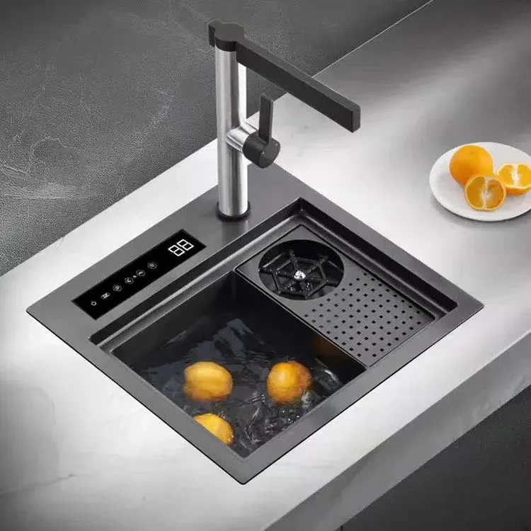 Smart Flow Nano Stainless Steel User-Friendly Cup Washer Sink - Image 0