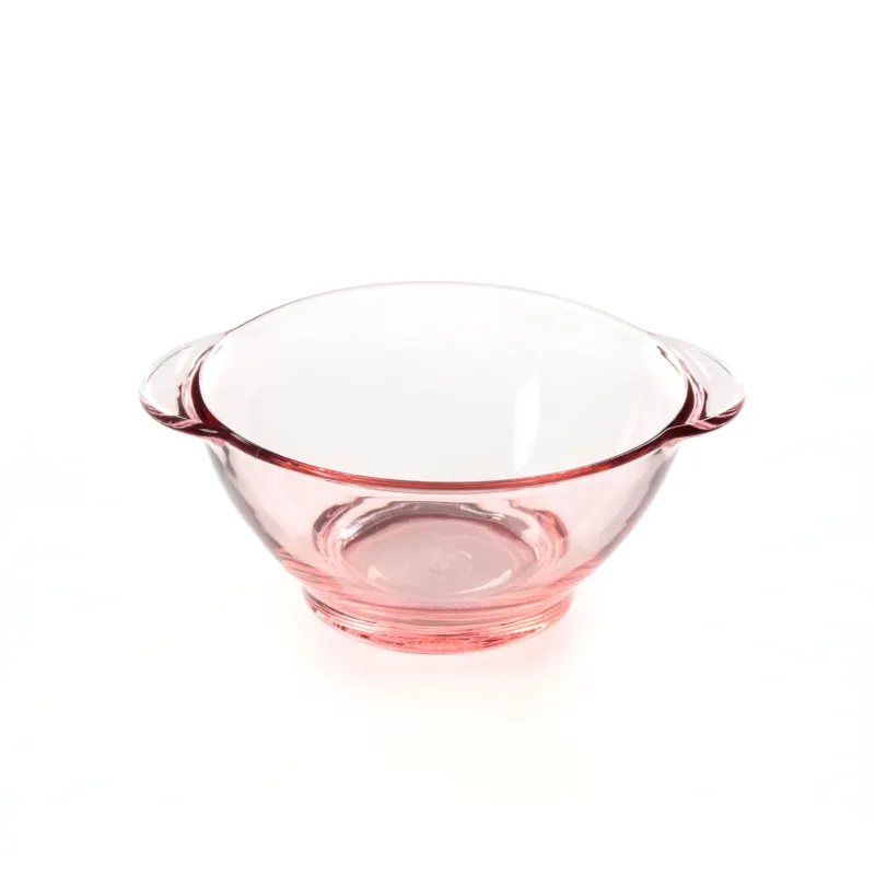 Lys - Bol en verre Rose à oreilles 51cl (Lot de 6)