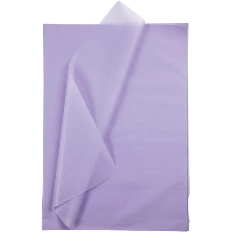 Tissue Paper, sheet 50x70 cm, 14 g, light lilac, 25sheets