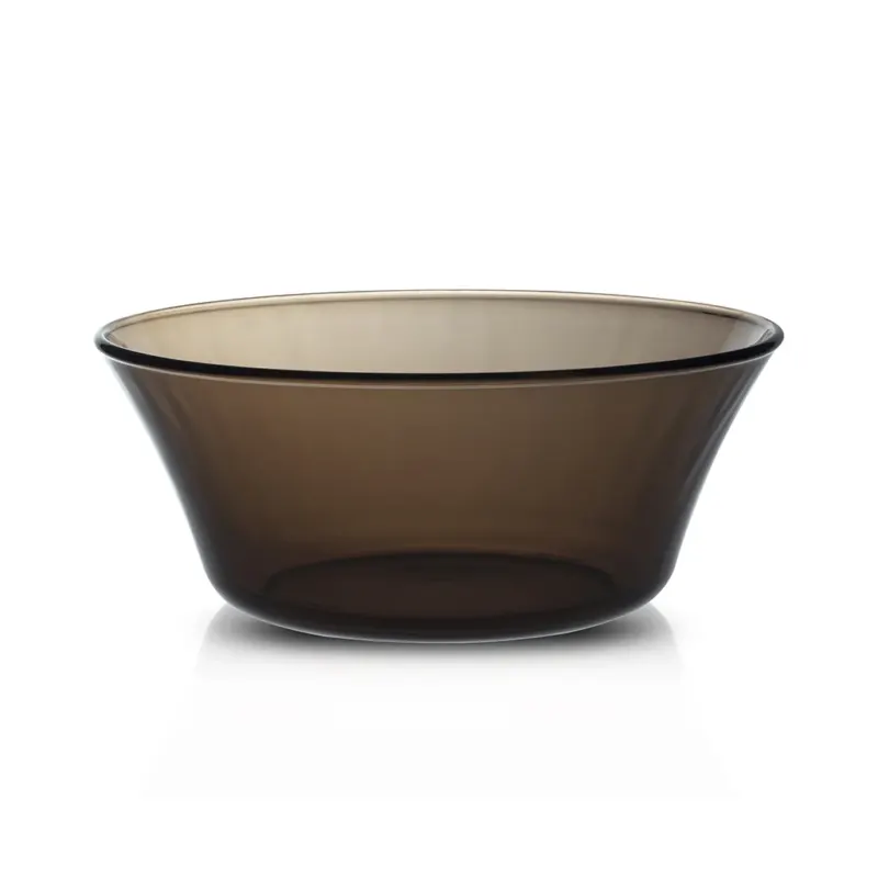 Lys - Saladier en verre - Sépia - 23cm - 2,2l