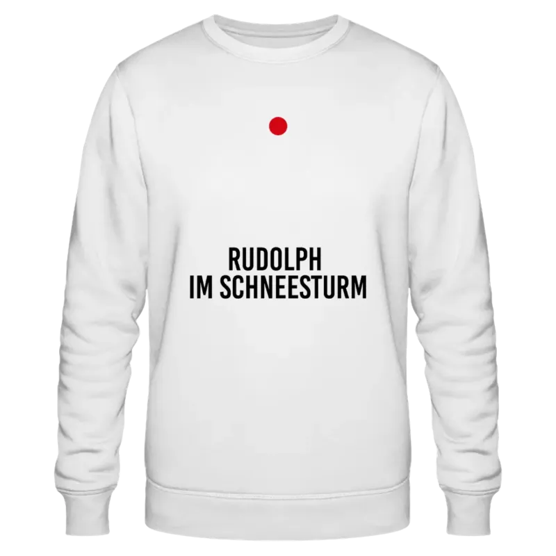 Rudolph im Schneesturm - Unisex Weihnachtspullover