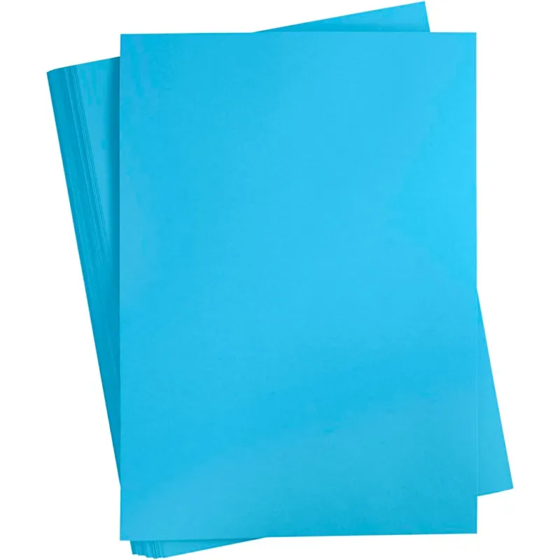 Card, A2, sheet 420x594 mm, 180 g, turquoise, 100 sheet