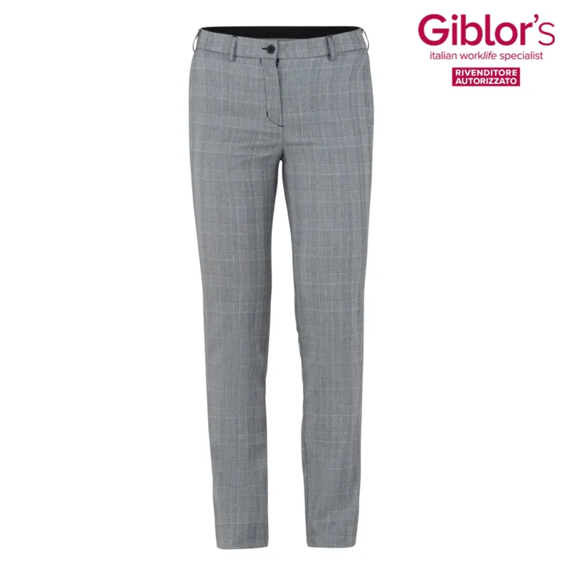 Pantalone Rebecca, colore Scozzese Grigio - Giblor's