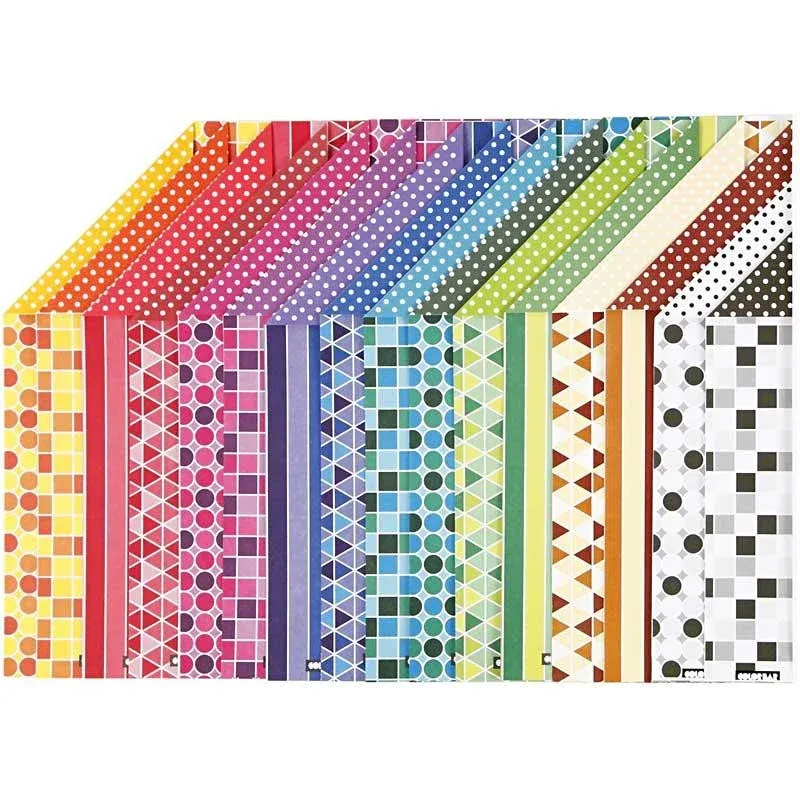 Color Bar Card, A4, sheet 210x297 mm, 250 g, 16 ass sheets