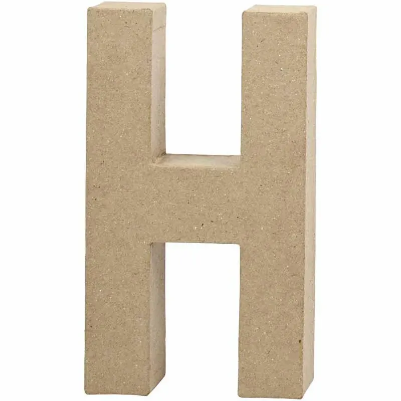 Letter, H, H: 20,2 cm, W: 11,2 cm, thickness 2,5 cm