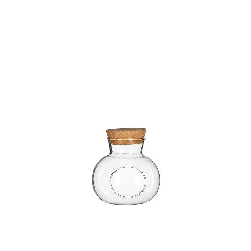 Glass Sphere with Cork Ø10 h.10 cm