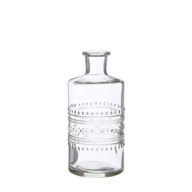 Flower vase Porto Ø7.5cm and 14.5cm high Clear (12 pcs.)