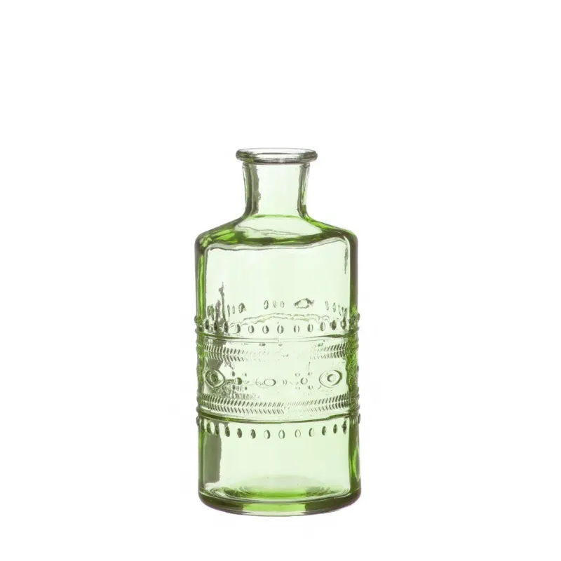 Flower vase Porto Ø7.5cm and 14.5cm high Green (12 pcs.)