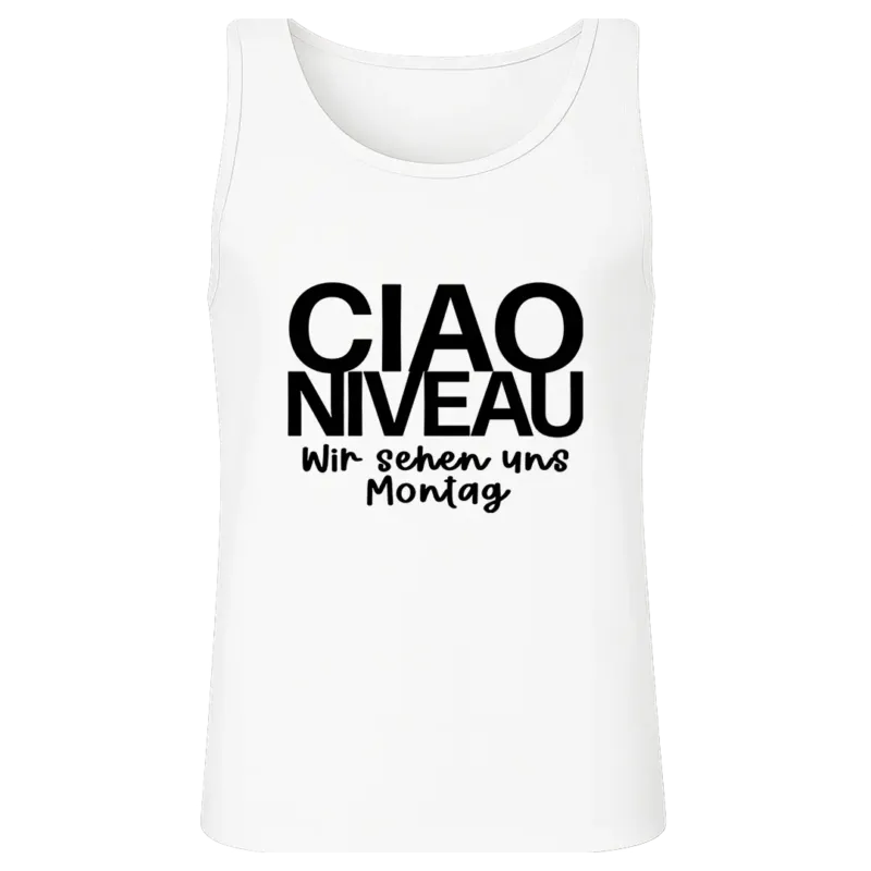 Ciao Niveau - Unisex Relaxed Tanktop #farbe_white