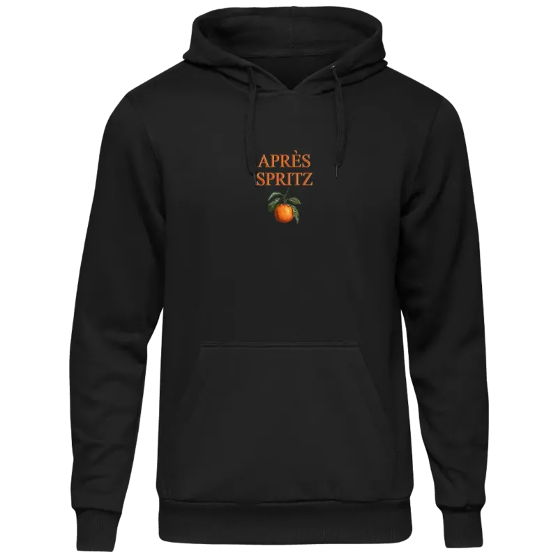Apres-Spritz - Unisex Kapuzenpullover Hoodie Farbe Schwarz