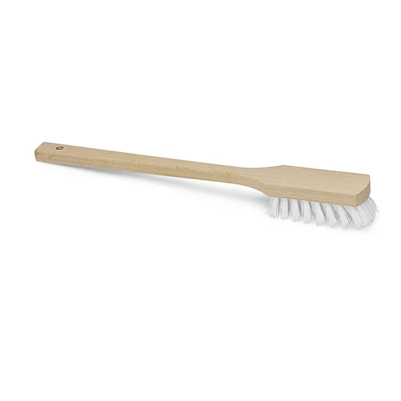 Die Nölle Profi Brush Langstielbürste 42 cm, PP-weiß mit harten Borsten von Nölle Profi Brush Bürsten- & Pinseltechnik e.K. ist für die harte Reinigung konzipiert und auf einem schlichten weißen Untergrund abgebildet.