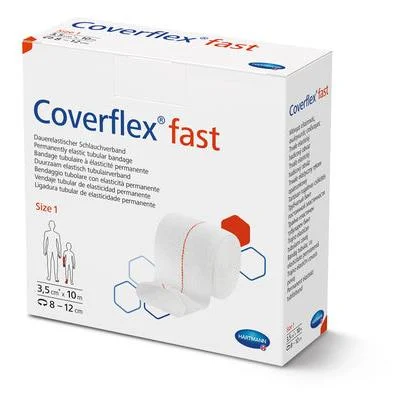 Hartmann Coverflex fast Schlauchverband Größe 1, 3,5 cm x 10 m | Packung (1 Stück)
