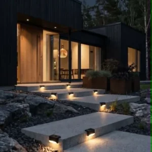Treppenlichter mit Solar - 4 Stk.