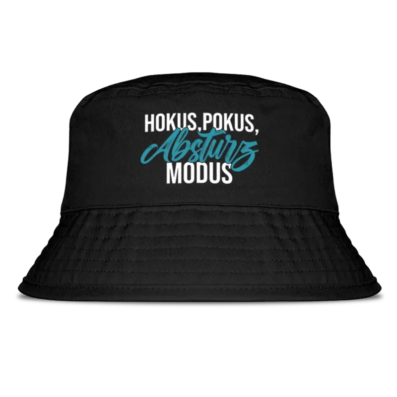 Hokus Pokus Absturz Modus - Fischerhut #farbe_black