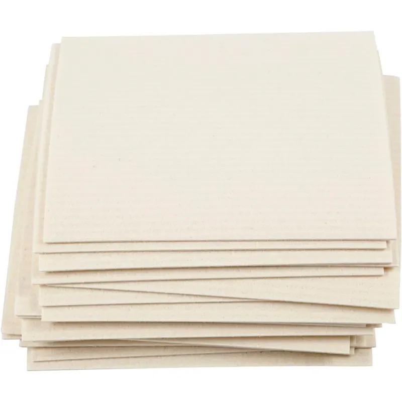 Sponge Cloth, size 17x19,5 cm, off-white, 20 pc