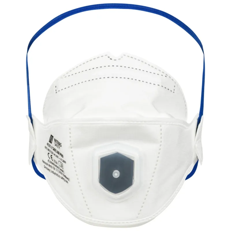 NITRAS SAFE AIR PRO, Atemschutzmaske, weiß, EN 149, Box à 15 Stück Premium-Qualität | Packung (15 Stück)