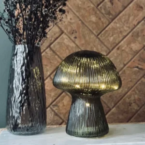 Mushroom mit Rillen 15cm - Grün