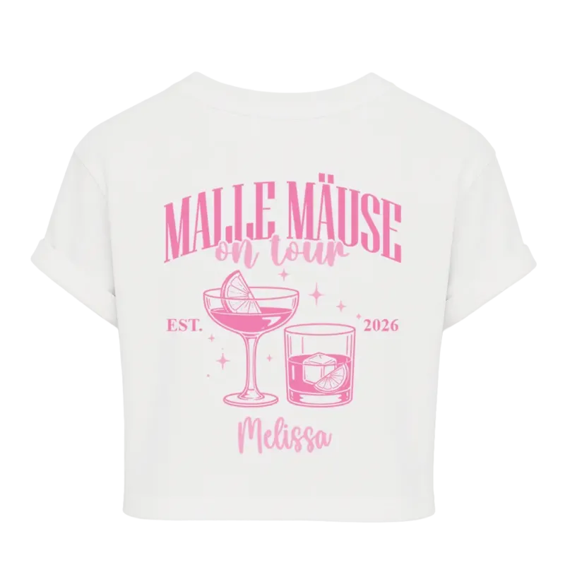 Malle Mäuse - Crop Top Personalisiert