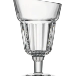 Eiscremeglas Charlotte 370ml Eisbecher Dessertglas Eiscafé Becher klar Vintage