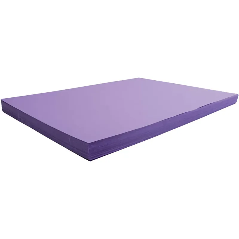 Card, sheet 50x70 cm, 270 g, purple, 100 sheet