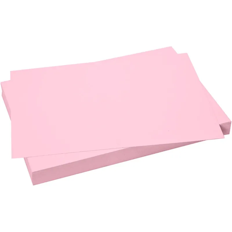 Card, sheet 50x70 cm, 270 g, light pink, 10 sheet