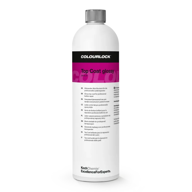 COLOURLOCK "Top Coat" (Glossy) Glänzender Abschlusslack für die professionelle Lederreparatur