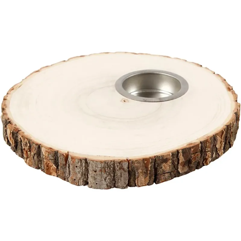 Tea Light Candle Holder, dia. 14-16 cm, thickness 19 mm