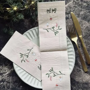Servietten Weihnachten - 20 Stk. Mistel