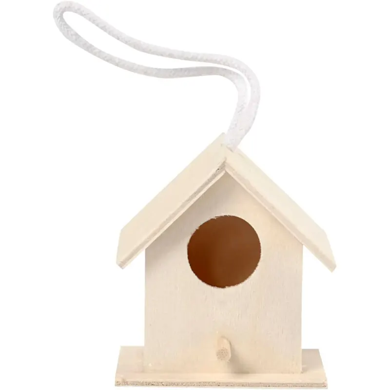 Bird House, size 6x6 cm