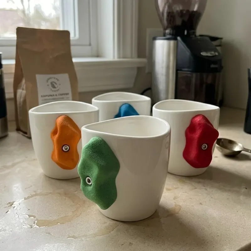 Rock Climbing Grip Handmade Mug - Image 0
