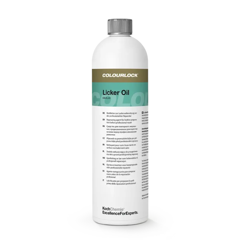 COLOURLOCK "Licker Oil" Rückfetter zur Ledervorbereitung vor der professionellen Reparatur