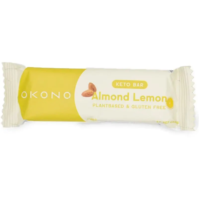 OKONO - Keto bar amandel - citroen
