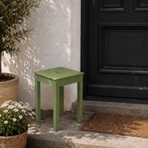 Hocker Oliv - für innen / außen