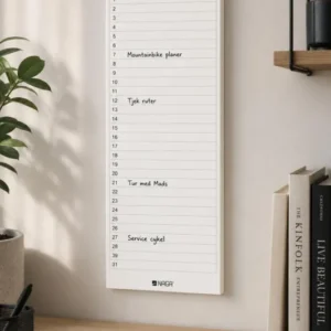 Magnettafel Braun - Monatsplaner