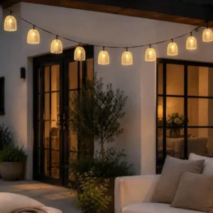 Lichterkette CLEAR mit Solarzellen