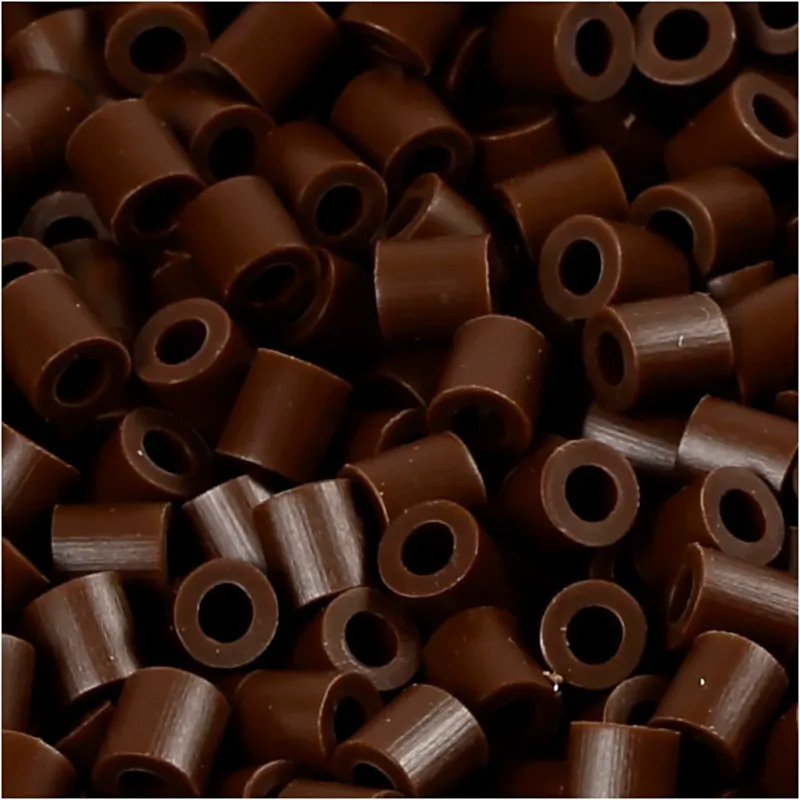 PhotoPearls, size 5x5 mm, hole size 2,5 mm, medium, dark brown (2), 6000 pc