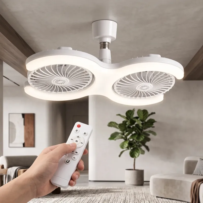 Skyloop Dual-Head Ceiling Fan Light