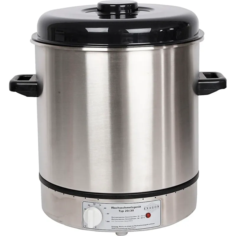 Wax Melter, no. 30, H: 50 cm, D. 29 cm, dia. 45 cm