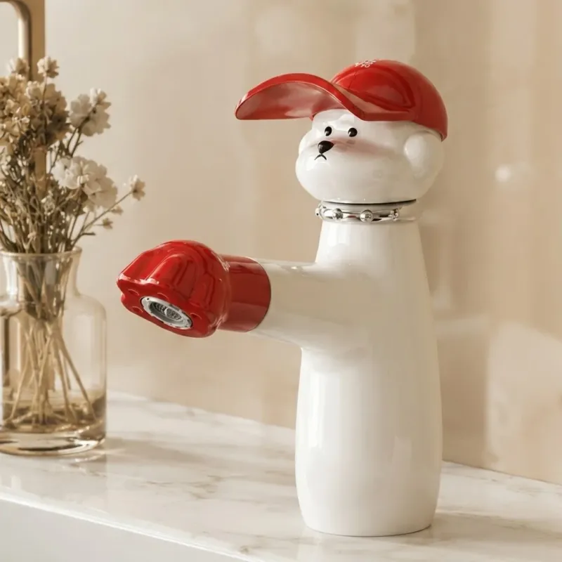Good Boy Puppy Pull-Out Kitchen Faucet